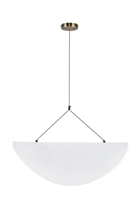 White Curved Pendant Lamp | NV Gallery Fukui | Oroa.com