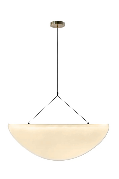White Curved Pendant Lamp | NV Gallery Fukui | Oroa.com