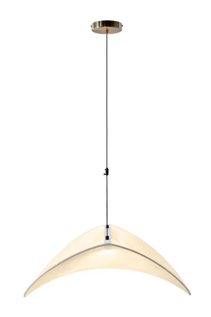 White Curved Pendant Lamp | NV Gallery Fukui | Oroa.com