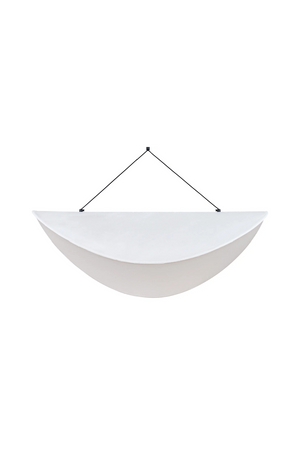 White Curved Pendant Lamp | NV Gallery Fukui | Oroa.com