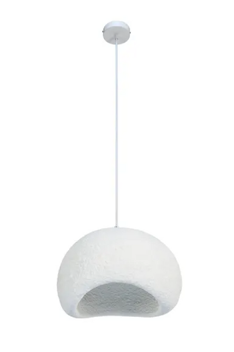 White Textured Pendant Lamp | NV Gallery Minorque | Oroa.com