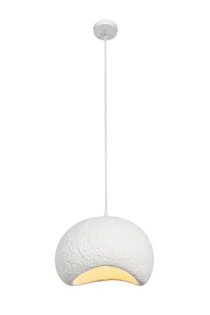 White Textured Pendant Lamp | NV Gallery Minorque | Oroa.com