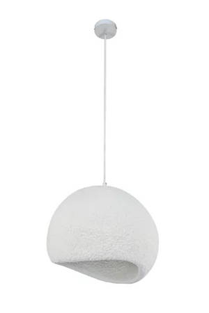 White Textured Pendant Lamp | NV Gallery Minorque | Oroa.com
