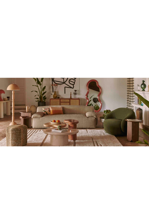 Beige Printed Area Rug 10' x 7' | NV Gallery Coty | Oroa.com