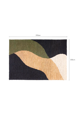 Handwoven Hemp Area Rug 10' x 7' | NV Gallery June | Oroa.com