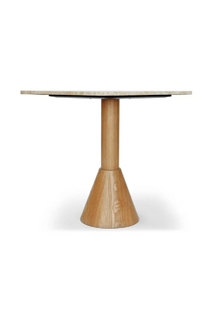 Travertine Bistro Dining Table | NV Gallery Elba | Oroa.com
