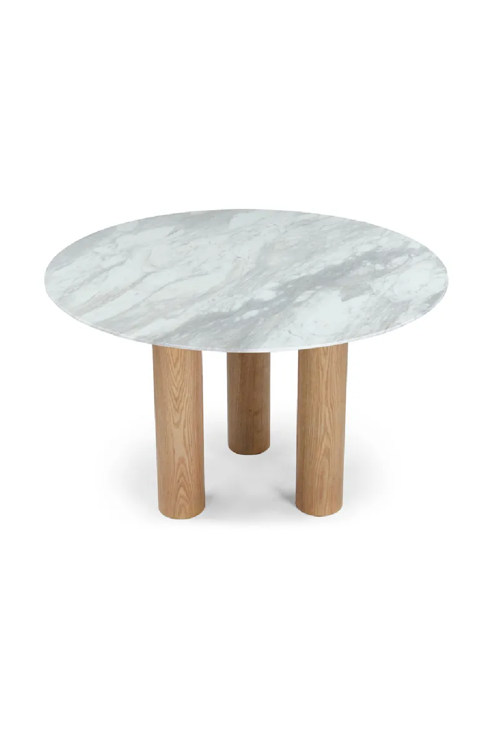 White Marble Round Dining Table | NV Gallery Benedetta | Oroa.com