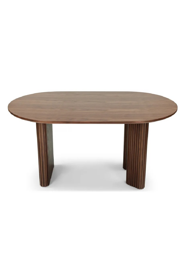 Wooden Oval Dining Table | NV Gallery Adriano | Oroa.com