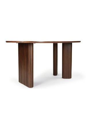 Wooden Oval Dining Table | NV Gallery Adriano | Oroa.com
