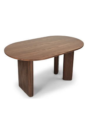 Wooden Oval Dining Table | NV Gallery Adriano | Oroa.com