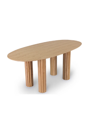 Wooden Oval Dining Table | NV Gallery Goya | Oroa.com