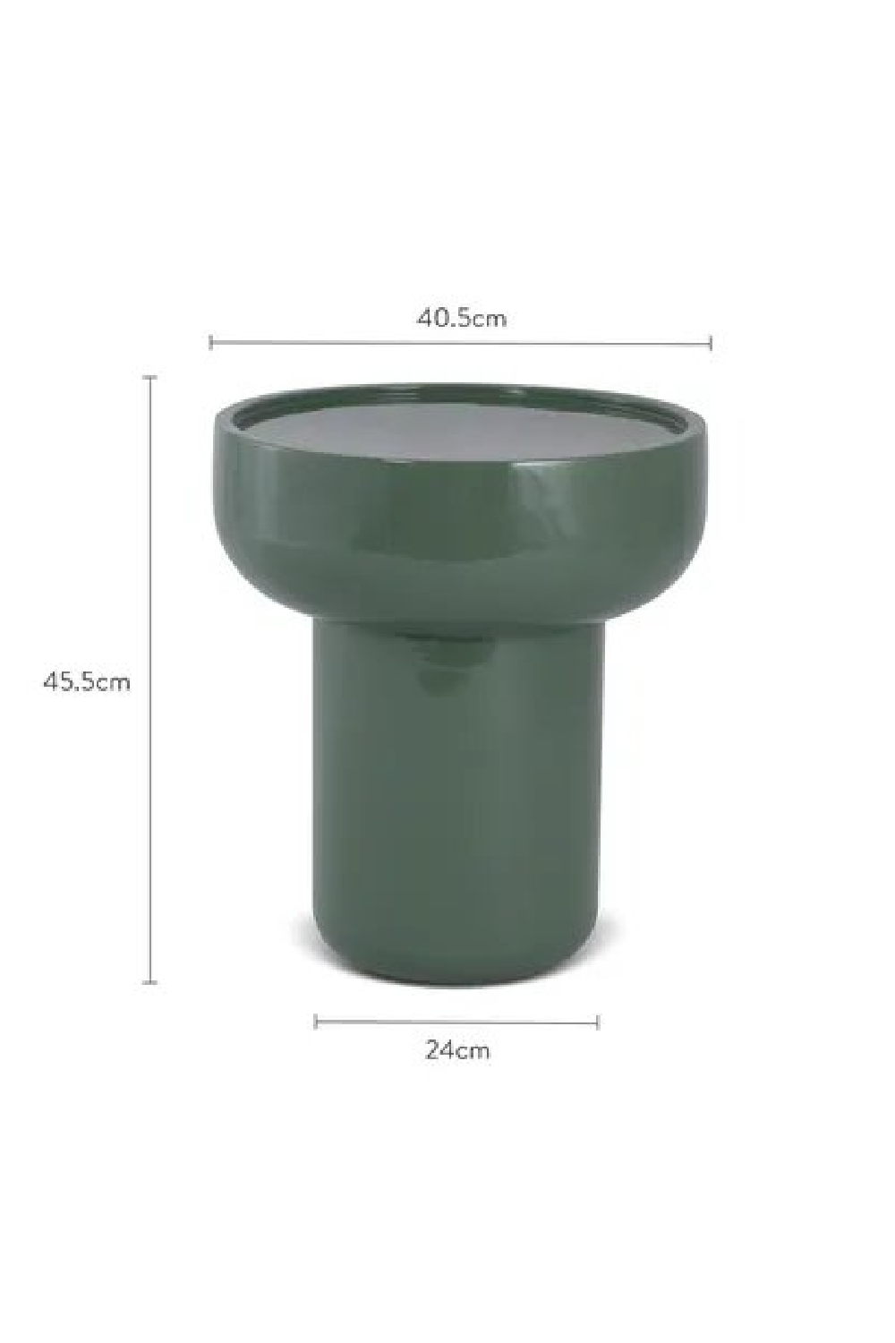 Round Fiberglass Side Table | NV Gallery Calypso | OROA.com