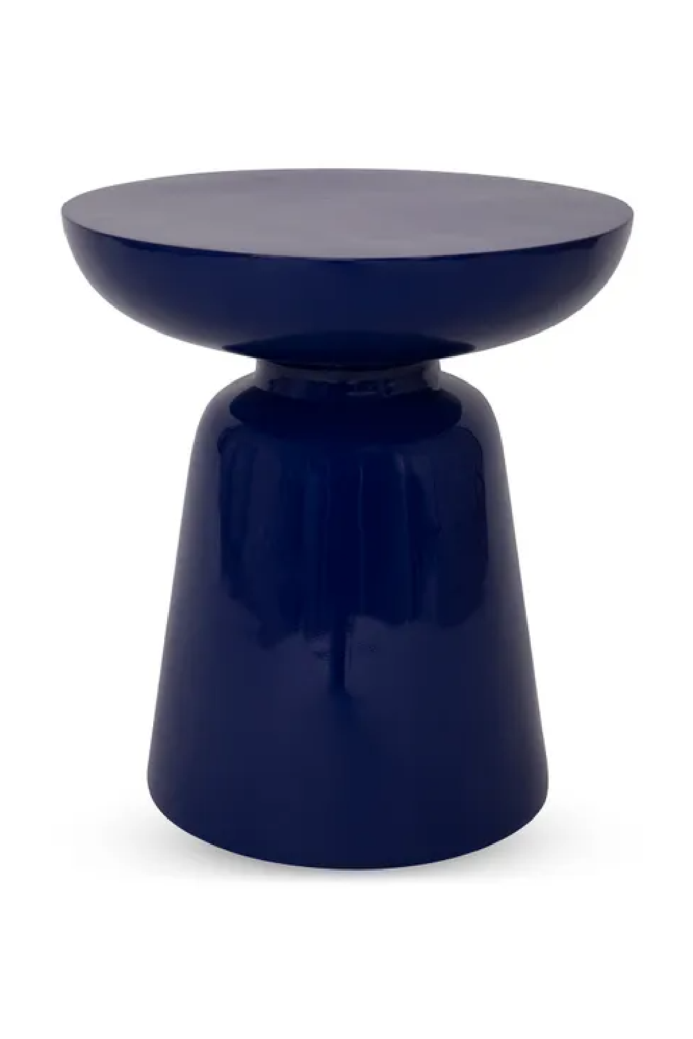 Glossy Sculptured Side Table | NV Gallery Cersei | Oroa.com
