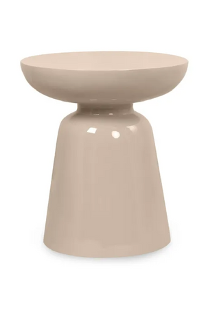 Glossy Sculptured Side Table | NV Gallery Cersei | Oroa.com