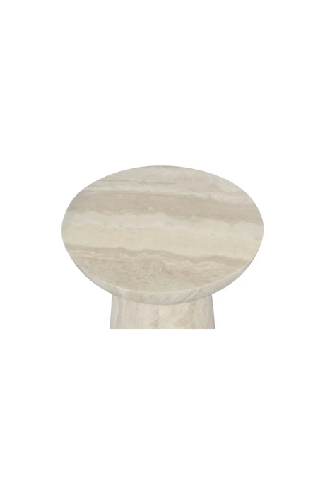 Glossy Sculptured Side Table | NV Gallery Cersei | Oroa.com