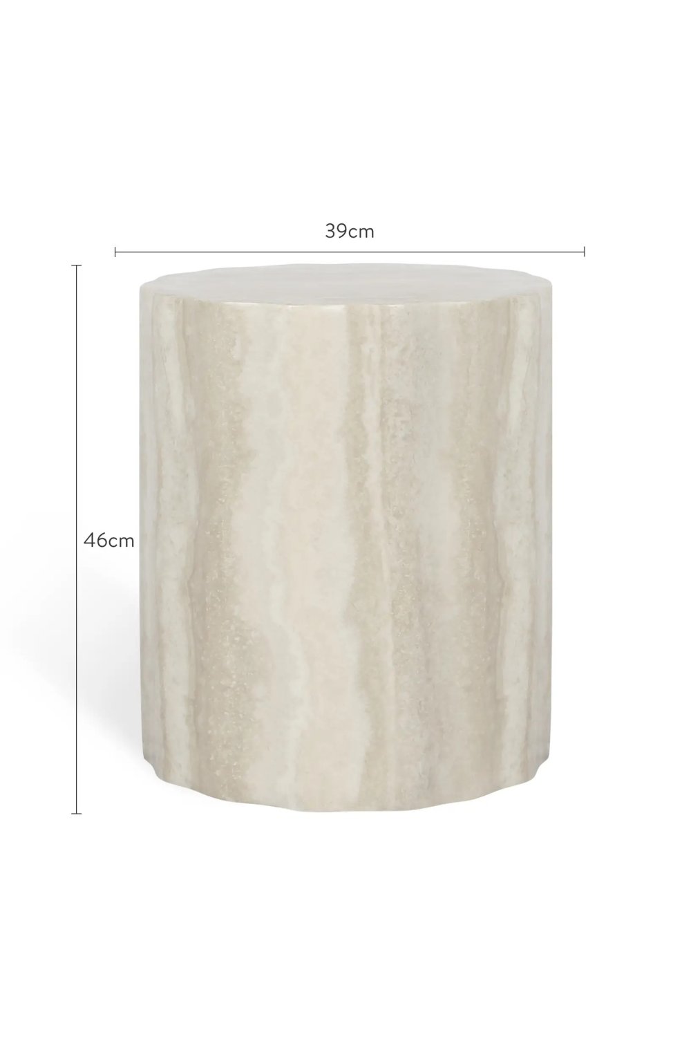 Fiberglass Pillar Side Table | NV Gallery Cesar | Oroa.com