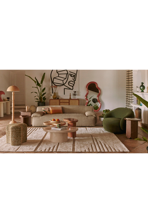 Wooden Round Side Table | NV Gallery Fushimi | Oroa.com