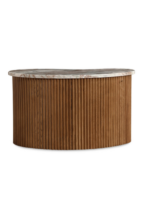 Red Marble Side Table L | NV Gallery Isleta | Oroa.com