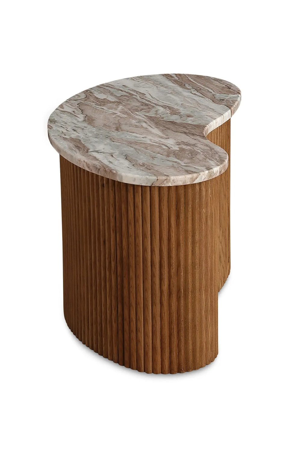 Red Marble Side Table L | NV Gallery Isleta | Oroa.com