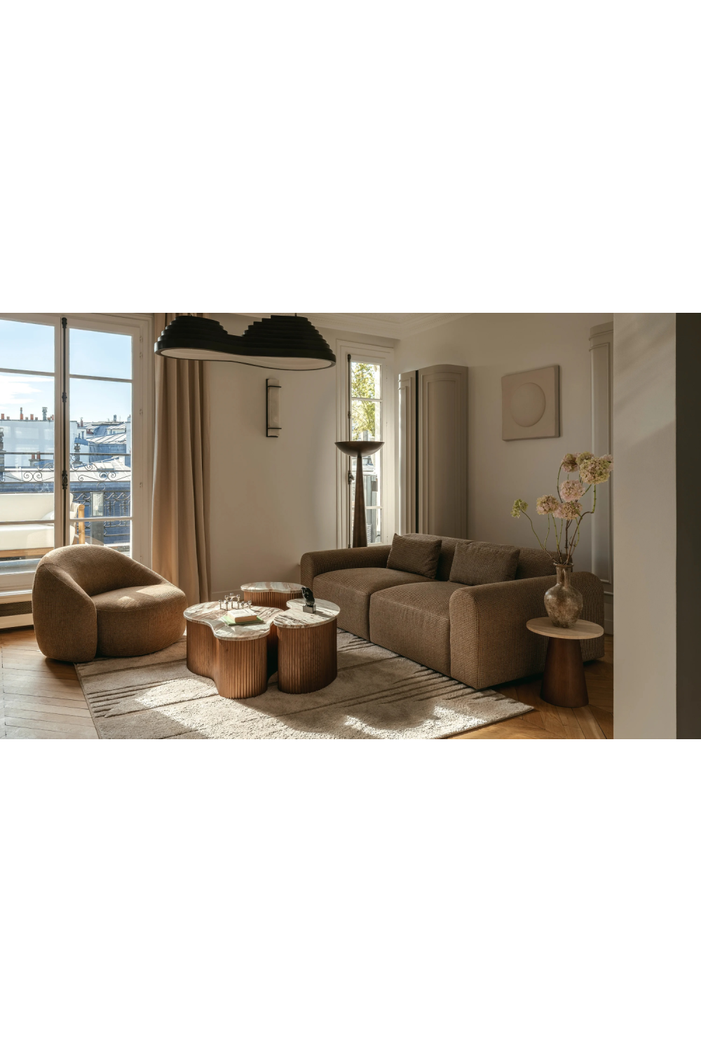 Red Marble Side Table L | NV Gallery Isleta | Oroa.com