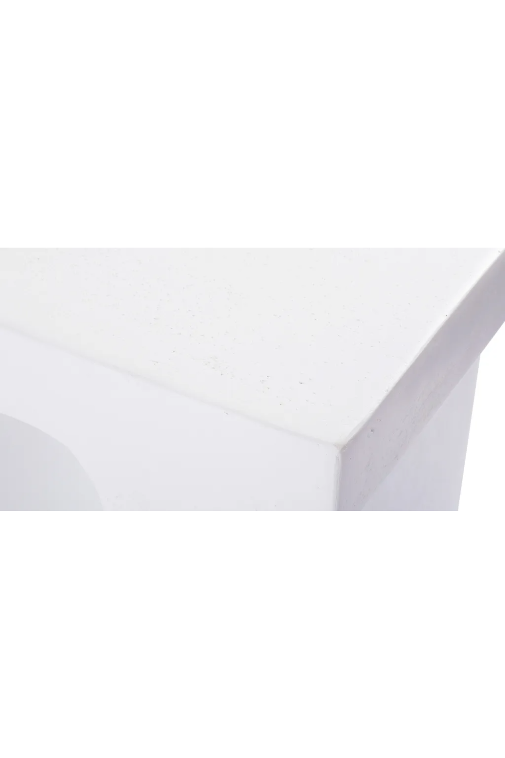 White Fiberglass Indoor/Outdoor Side Table | NV Gallery Ithaque | Oroa.com
