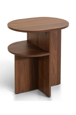 2-Layer Oval Bedside Table | NV Gallery Kyoto | Oroa.com