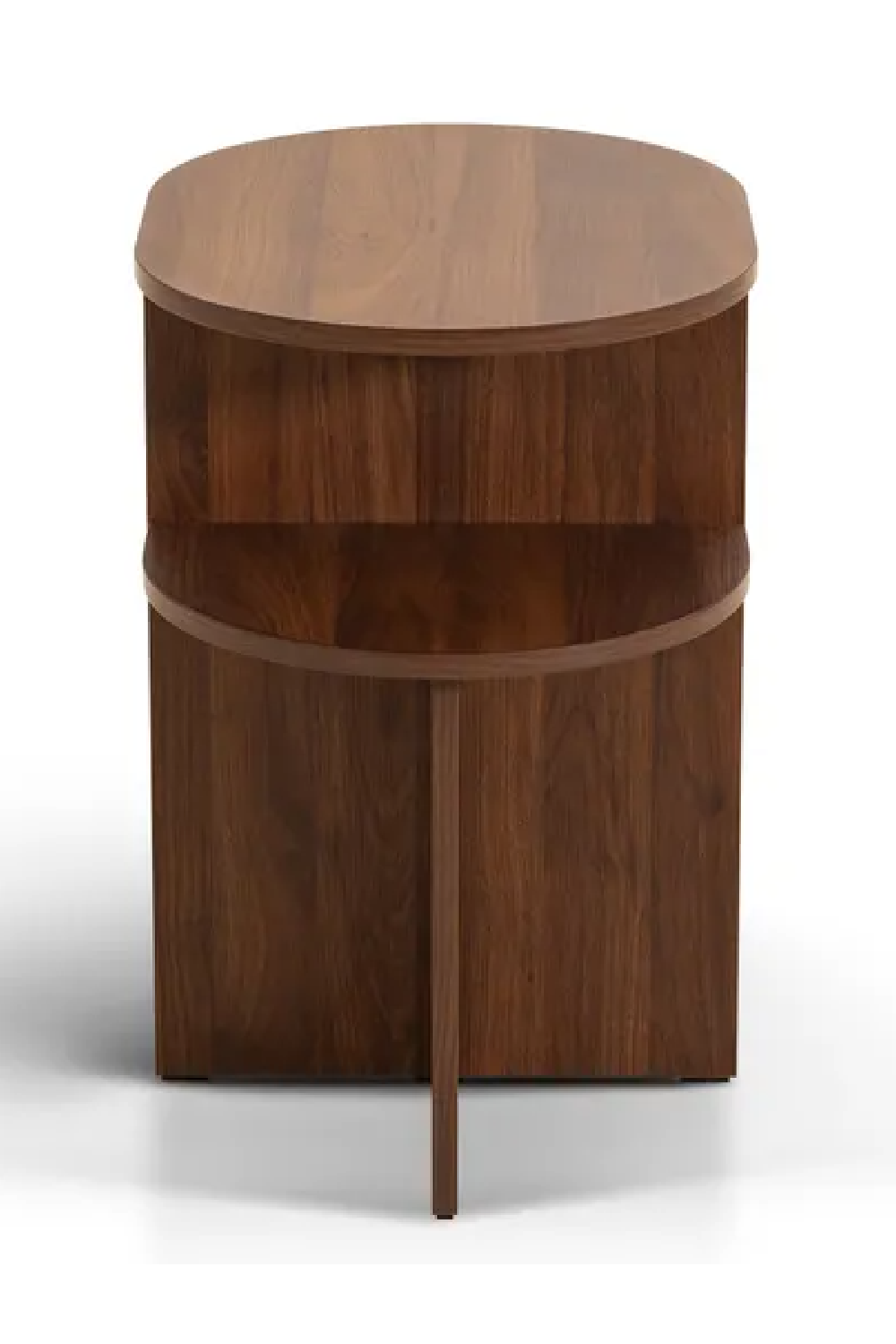 2-Layer Oval Bedside Table | NV Gallery Kyoto | Oroa.com