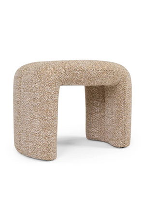 Speckled Yellow Upholstered Stool | NV Gallery Austin | Oroa.com