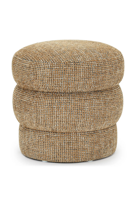 Brown Tweed Layered Stool | NV Gallery Mdina | Oroa.com