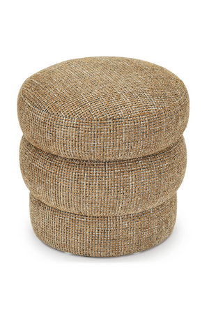 Brown Tweed Layered Stool | NV Gallery Mdina | Oroa.com