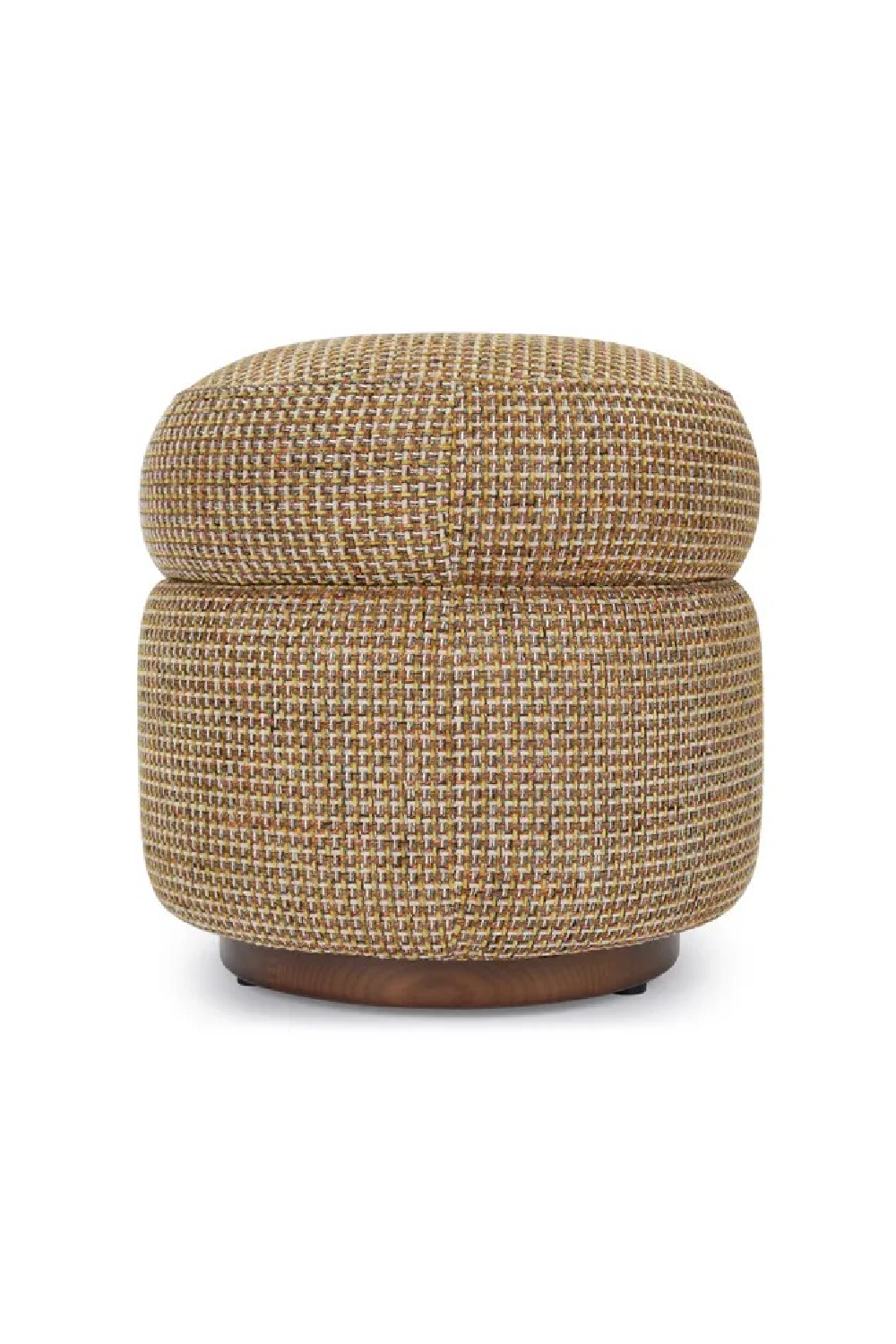 Yellow Tweed Pouf | NV Gallery Mosso | Oroa.com