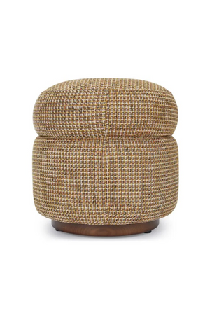 Yellow Tweed Pouf | NV Gallery Mosso | Oroa.com