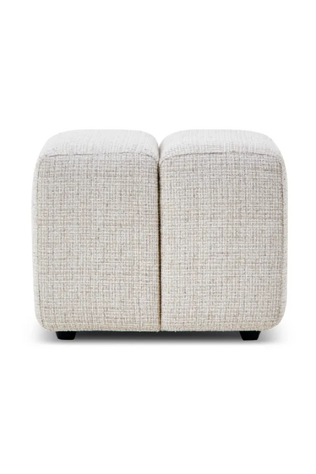 Beige Tweed Pouf | NV Gallery Nami | Oroa.com