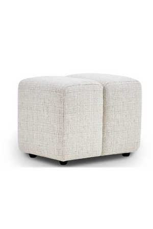 Beige Tweed Pouf | NV Gallery Nami