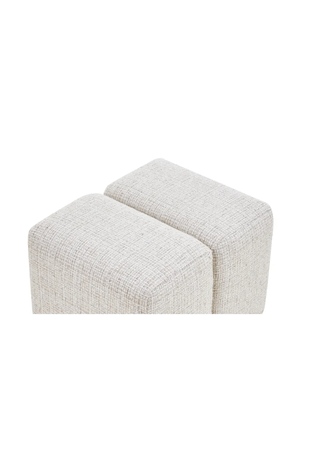 Beige Tweed Pouf | NV Gallery Nami | Oroa.com