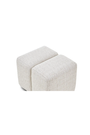 Beige Tweed Pouf | NV Gallery Nami | Oroa.com