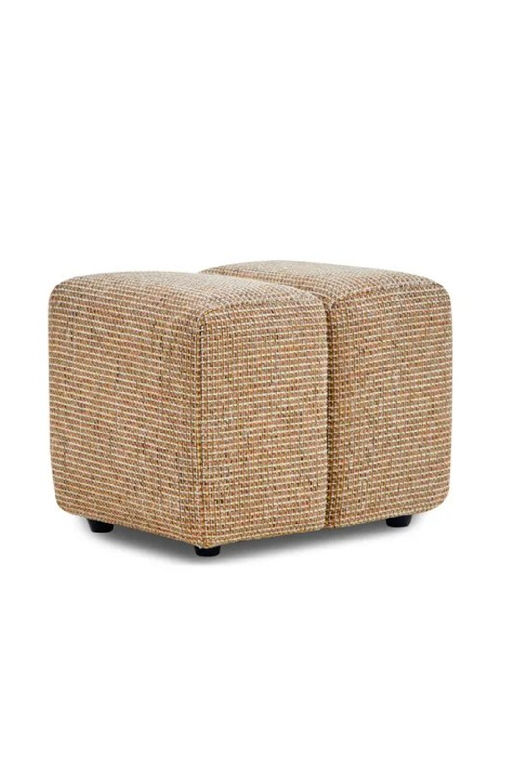 Yellow Tweed Pouf | NV Gallery Nami | Oroa.com