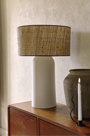 Woven Fiber Table Lamp | NV Gallery Agape | Oroa.com