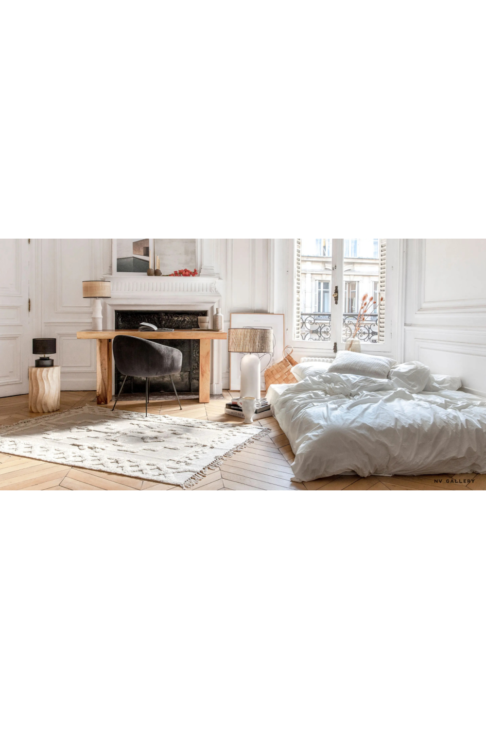 Woven Fiber Table Lamp | NV Gallery Agape | Oroa.com