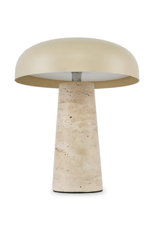 Travertine Base Table Lamp | NV Gallery Amanita | Oroa.com