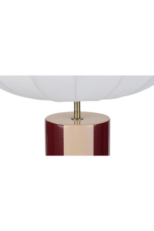Striped Ceramic Base Table Lamp | NV Gallery Cappadocia | Oroatrade.com
