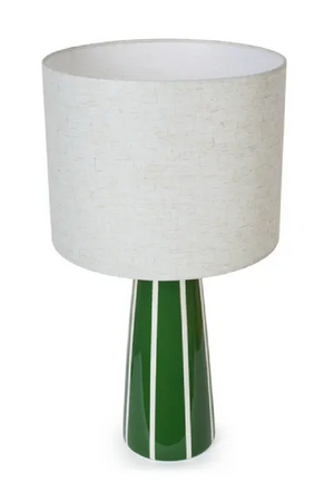 Green Stripes Ceramic Table Lamp | NV Gallery Gian | Oroa.com