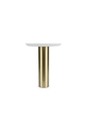 Cylindrical Brass Table Lamp | NV Gallery Houston | Oroa.com