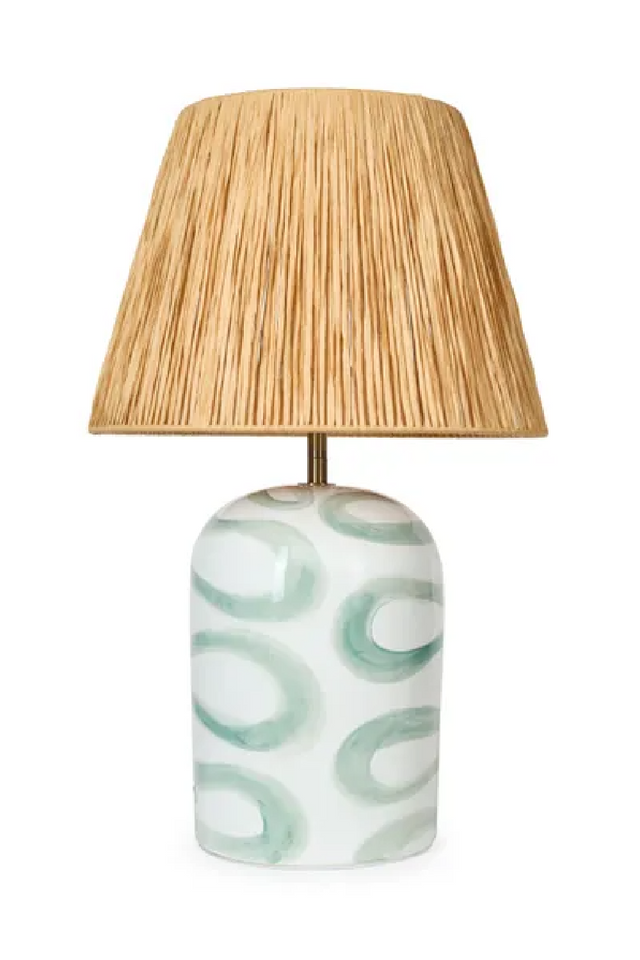 Woven Raffia Table Lamp | NV Gallery Savannah | Oroa.com