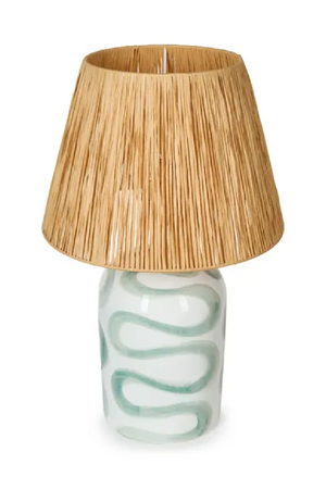 Woven Raffia Table Lamp | NV Gallery Savannah | Oroa.com