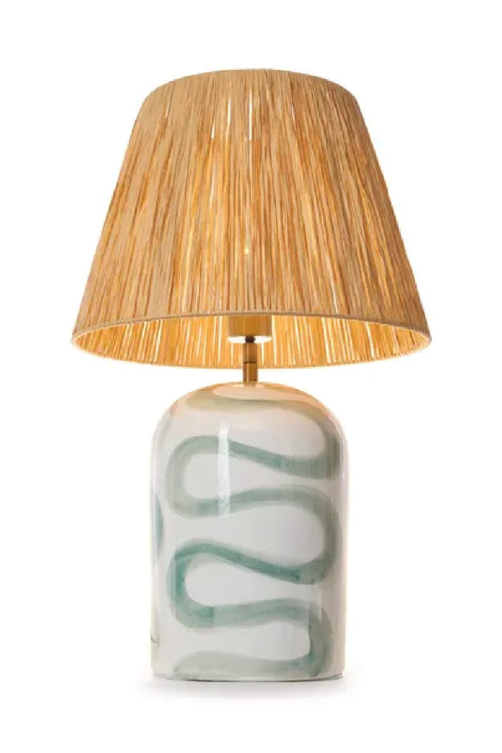 Woven Raffia Table Lamp | NV Gallery Savannah | Oroa.com