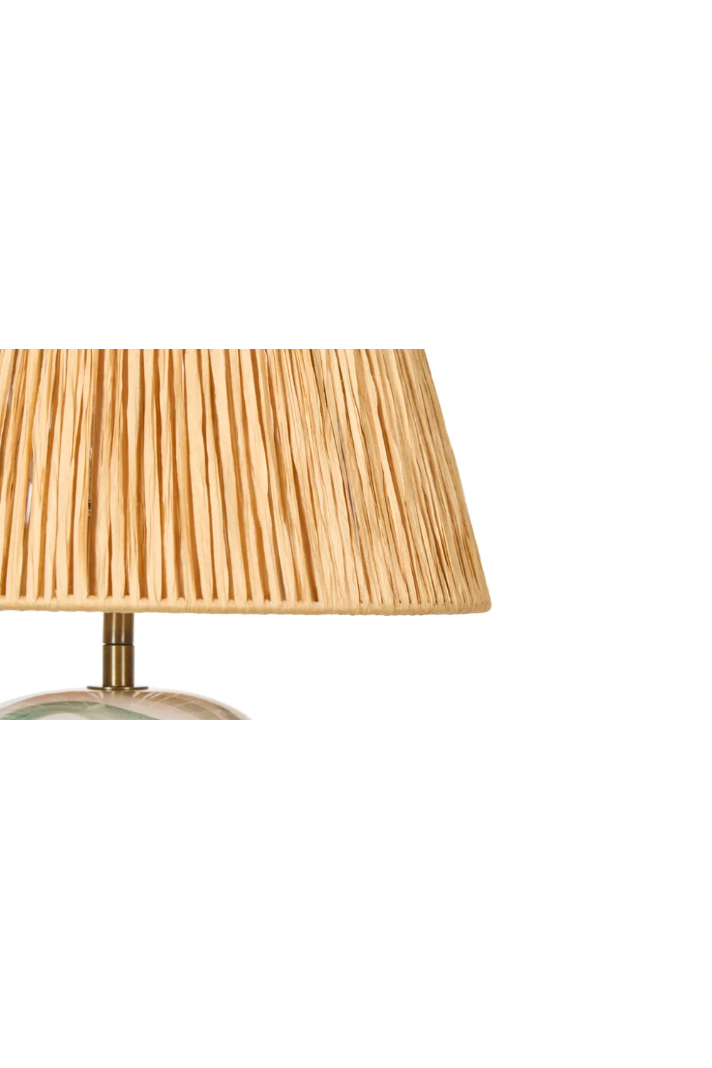 Woven Raffia Table Lamp | NV Gallery Savannah | Oroa.com