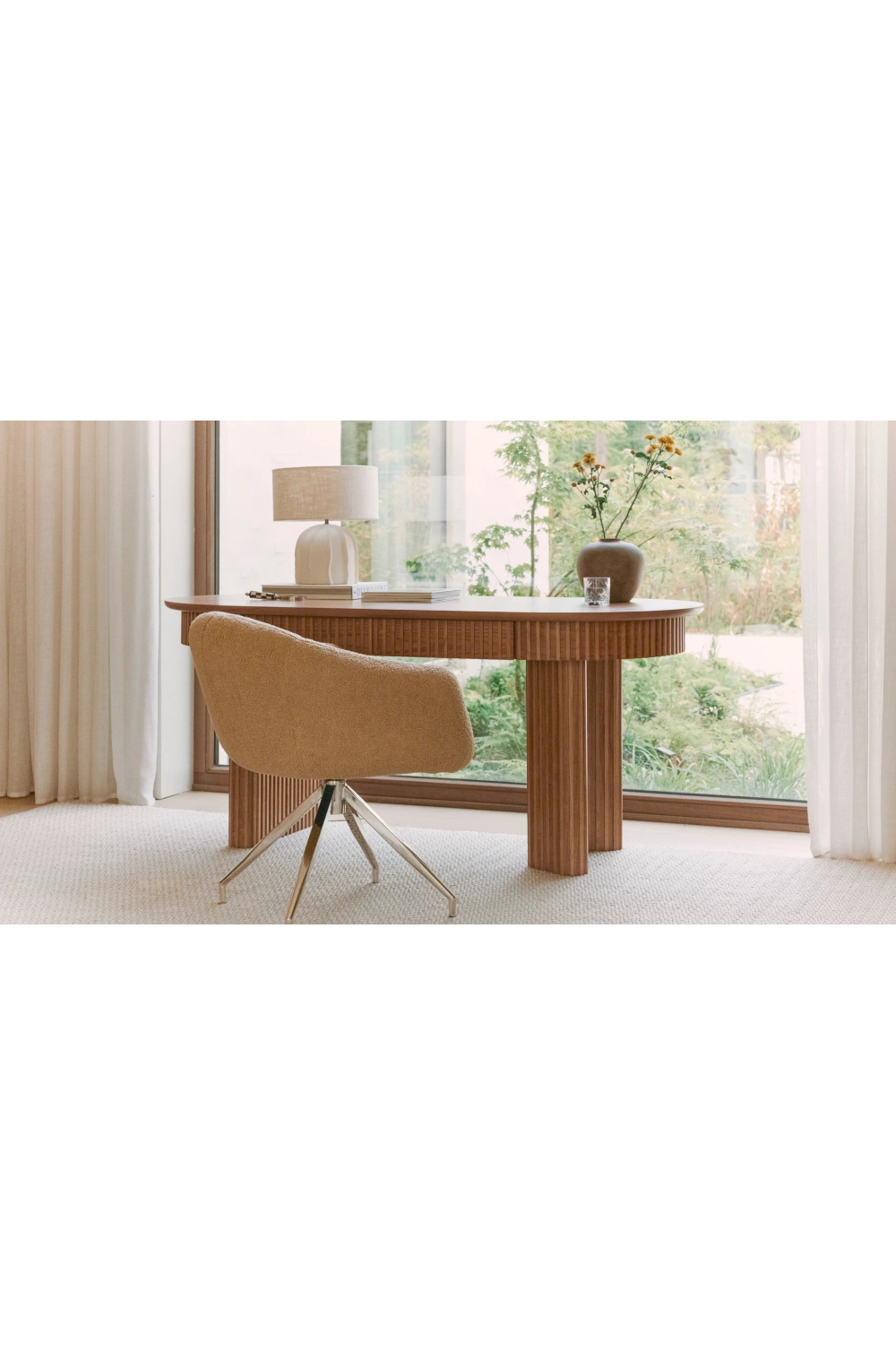 Matte Ceramic Table Lamp | NV Gallery Stratos | Oroa.com