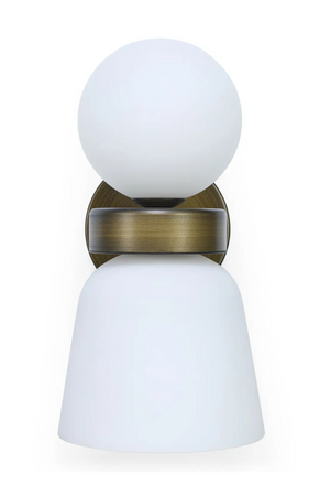 White Hourglass-Shaped Wall Lamp | NV Gallery Lexington | Oroa.com