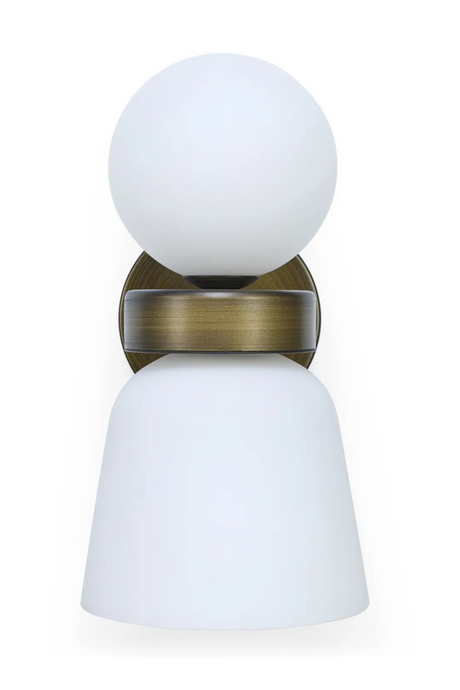 White Hourglass-Shaped Wall Lamp | NV Gallery Lexington | Oroa.com